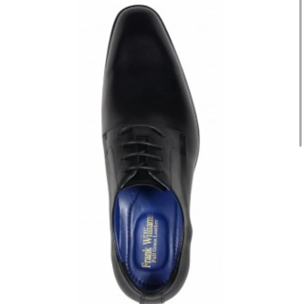 Frank Williams Full Grain Leather 10.5‎ M Black Used Great Condition or NWOT